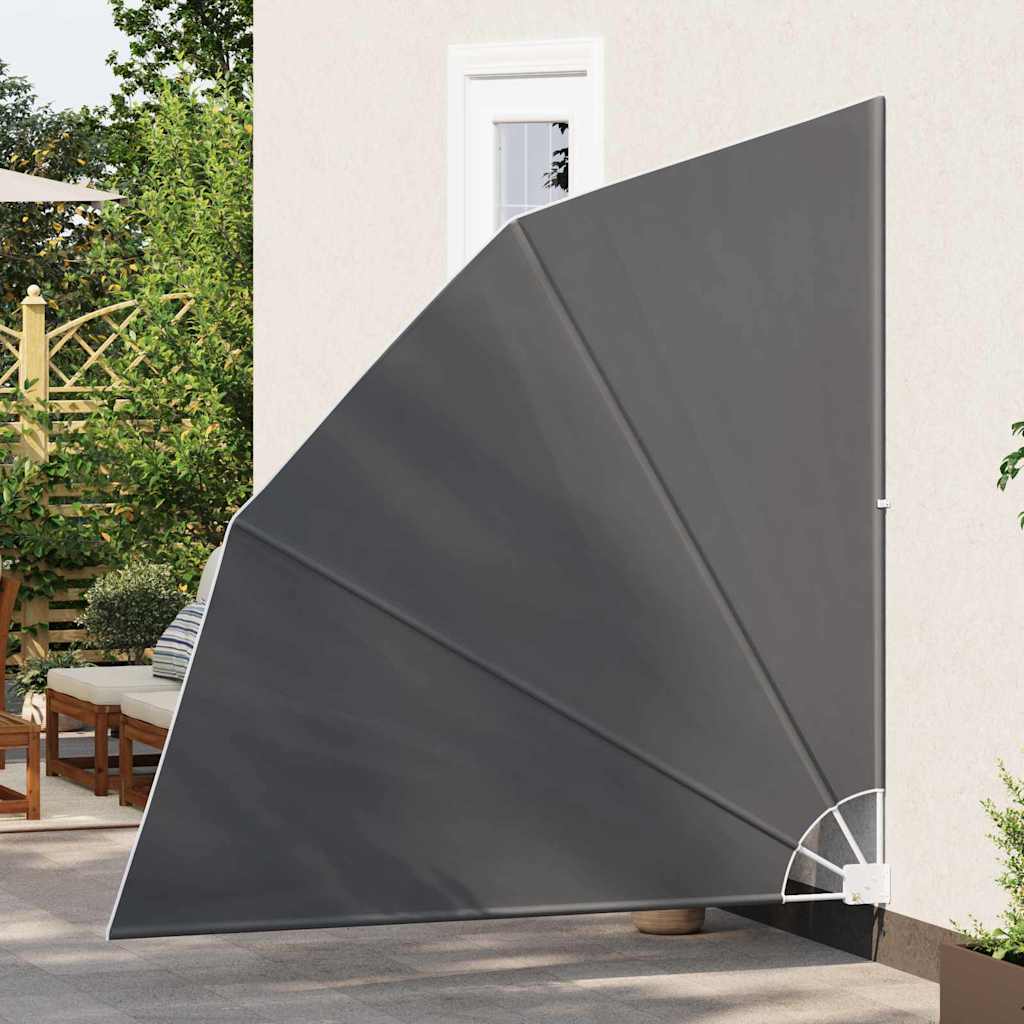 Vidaxl balkon privacy scherm zwart 210 x 210 cm polyester