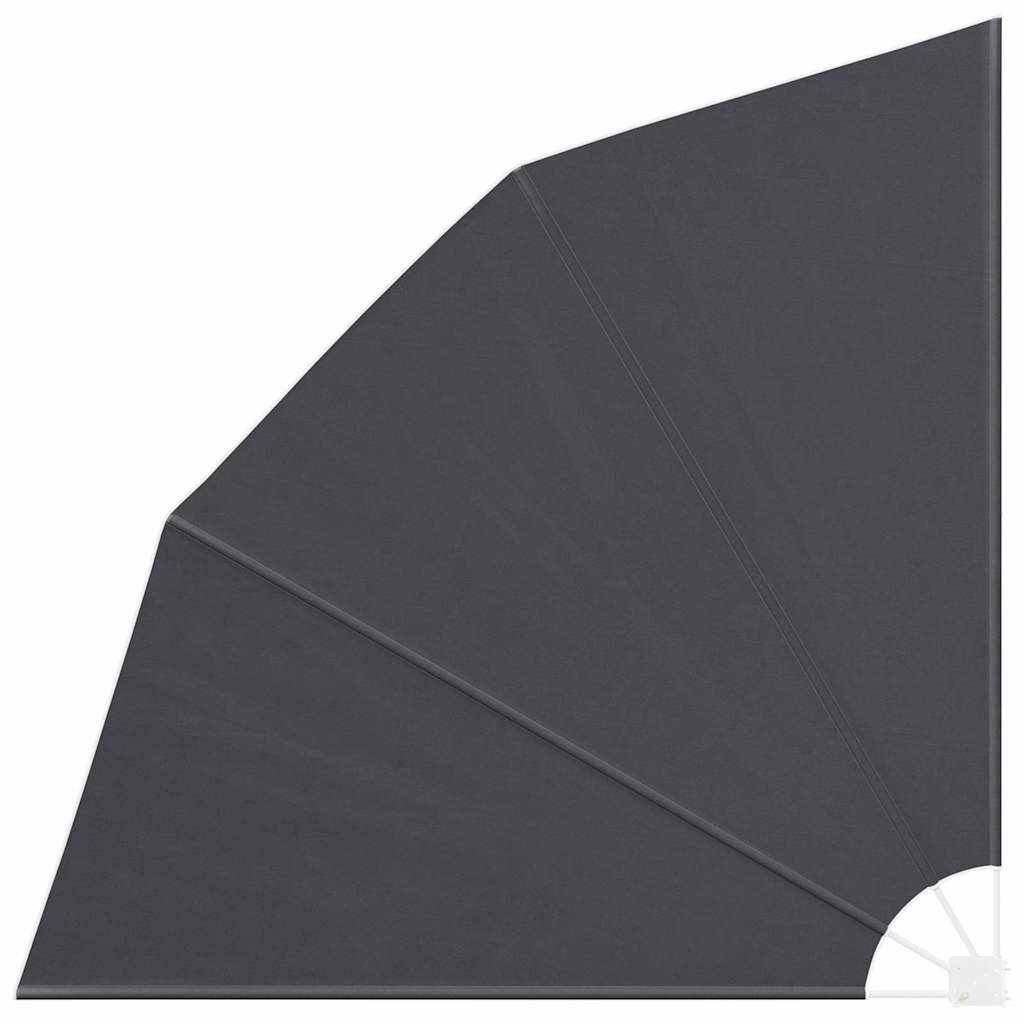 Vidaxl balkon privacy scherm zwart 210 x 210 cm polyester