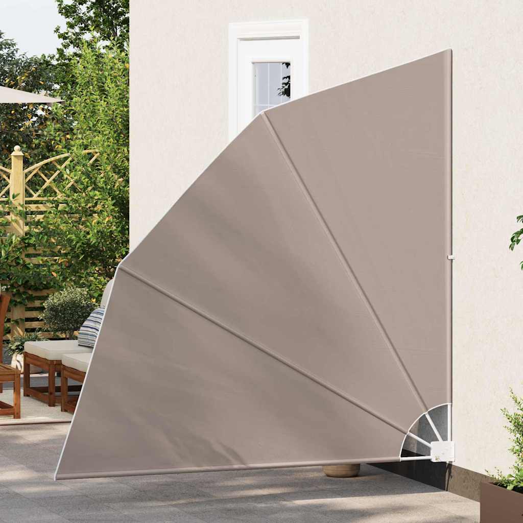 Vidaxl balkon privacy scherm taupe 210 x 210 cm polyester