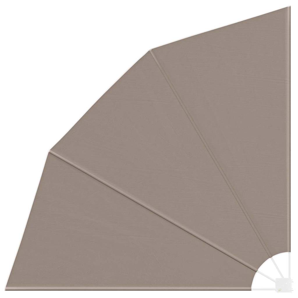 Vidaxl balkon privacy scherm taupe 210 x 210 cm polyester