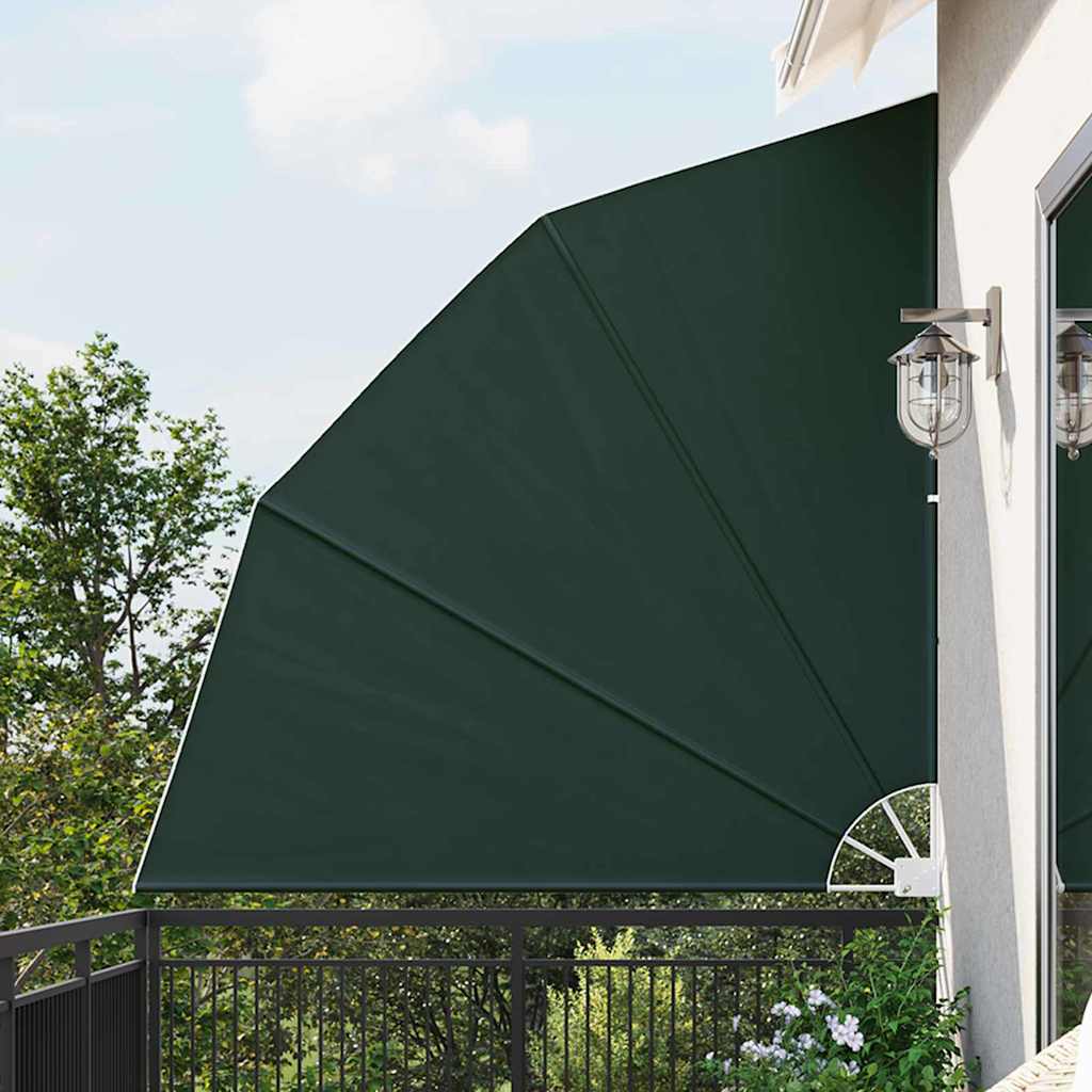Vidaxl balkon privacy scherm donkergroen 210 x 210 cm polyester
