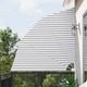 Vidaxl balkon privacy scherm antraciet en wit 210 x 210 cm polyester