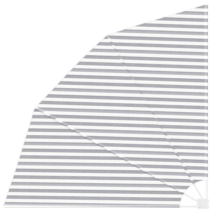 Vidaxl balkon privacy scherm antraciet en wit 210 x 210 cm polyester