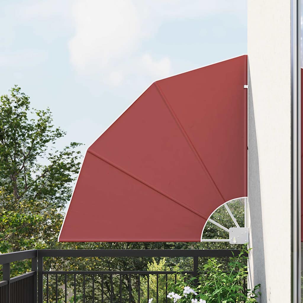 Vidaxl balkon privacy scherm terracotta 115 x 115 cm polyester