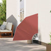 Vidaxl balkon privacy scherm terracotta 115 x 115 cm polyester