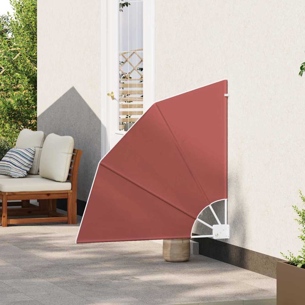 Vidaxl balkon privacy scherm terracotta 115 x 115 cm polyester