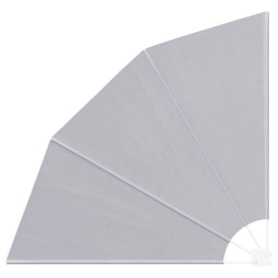 Vidaxl balkon privacy scherm grijs 160 x 160 cm polyester
