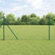 Vidaxl afrasteringspaal 13 pcs groen staal