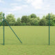 Vidaxl afrasteringspaal 7 pcs groen staal