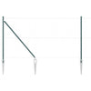 Vidaxl afrasteringspaal 13 pcs groen staal
