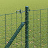 Vidaxl afrasteringspaal 13 pcs groen staal
