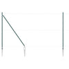 Vidaxl afrasteringspaal 13 pcs groen staal