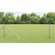 Vidaxl afrasteringspaal 13 pcs zilver staal