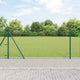 Vidaxl afrasteringspaal 7 pcs groen staal