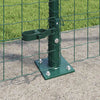 Vidaxl afrasteringspaal 13 pcs groen staal