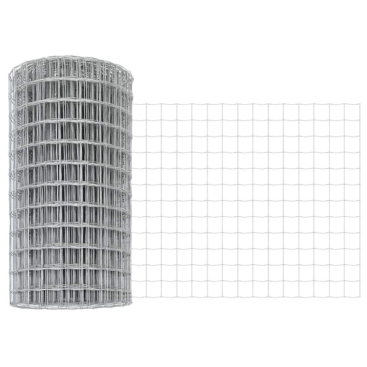 Vidaxl euro hek 0,8 x 10 m pvc-gecoat ijzer