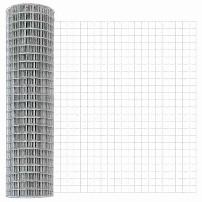 Vidaxl euro hek 1 x 10 m pvc-gecoat ijzer