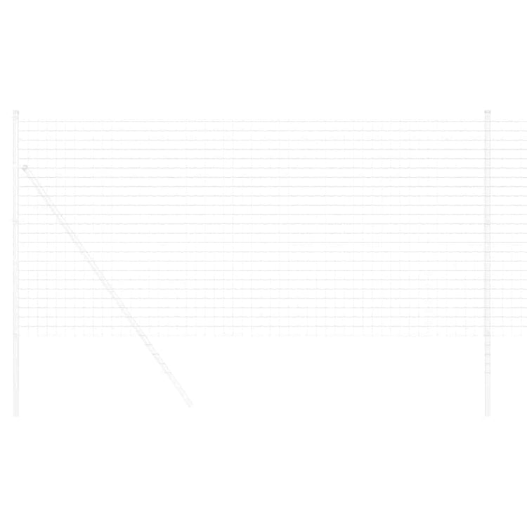 Vidaxl euro hek 1 x 10 m pvc-gecoat ijzer