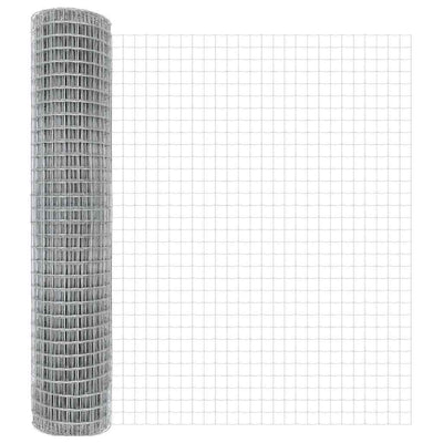 Vidaxl euro hek 1,6 x 10 m pvc-gecoat ijzer