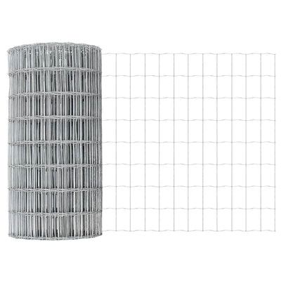 Vidaxl euro hek 0,4 x 10 m pvc-gecoat ijzer