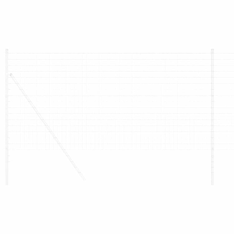 Vidaxl euro hek 1,4 x 10 m pvc-gecoat ijzer