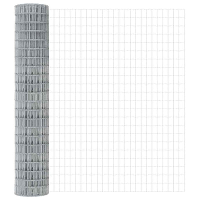 Vidaxl euro hek 1,5 x 10 m pvc-gecoat ijzer