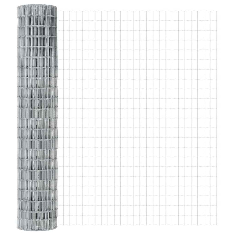 Vidaxl euro hek 1,6 x 10 m pvc-gecoat ijzer