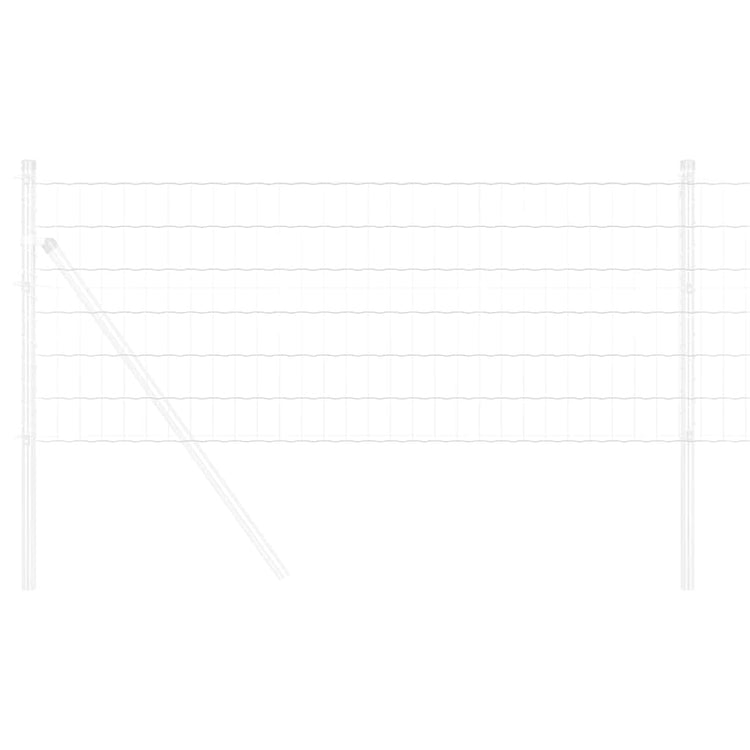 Vidaxl euro hek 0,6 x 10 m pvc-gecoat ijzer
