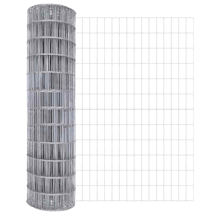 Vidaxl euro hek 1 x 10 m pvc-gecoat ijzer