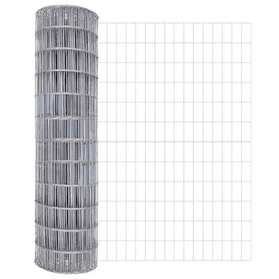 Vidaxl euro hek 1,2 x 10 m pvc-gecoat ijzer