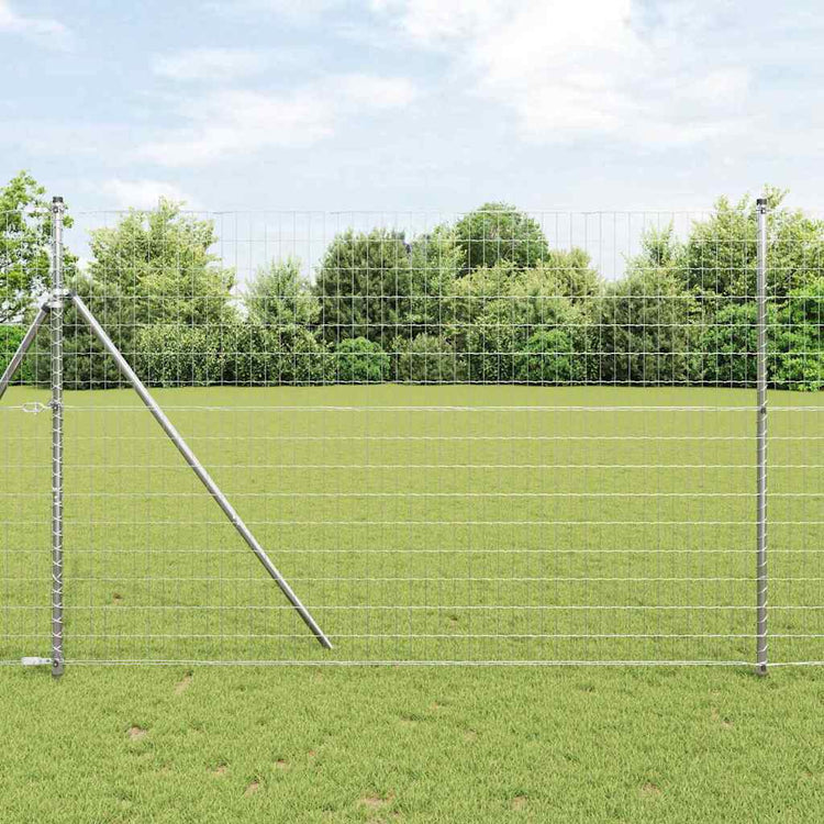 Vidaxl euro hek 1,5 x 10 m pvc-gecoat ijzer