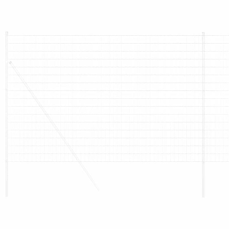 Vidaxl euro hek 1,5 x 10 m pvc-gecoat ijzer