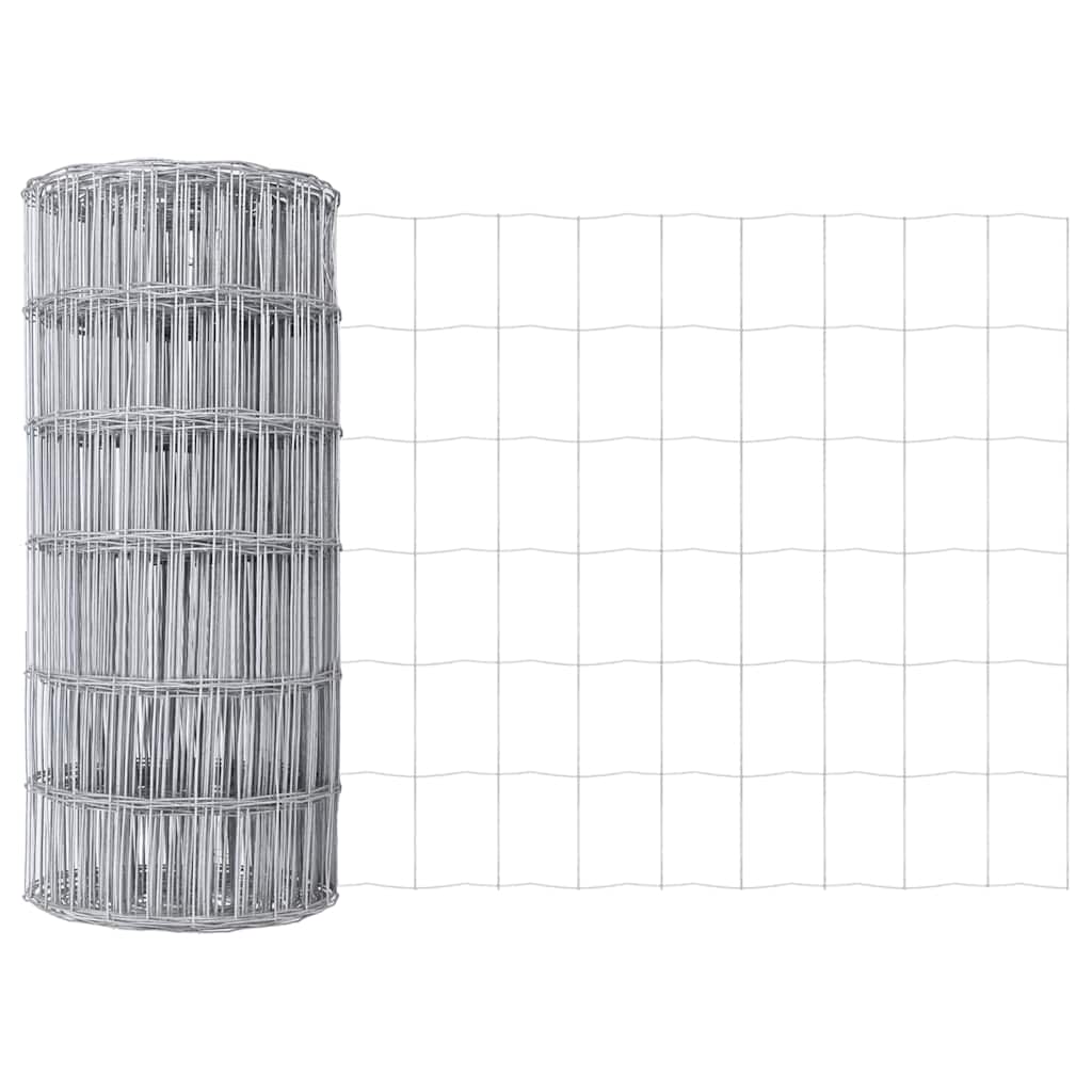 Vidaxl euro hek 0,4 x 10 m pvc-gecoat ijzer
