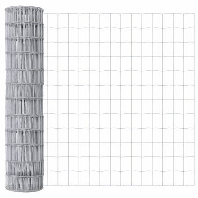 Vidaxl euro hek 1 x 10 m pvc-gecoat ijzer
