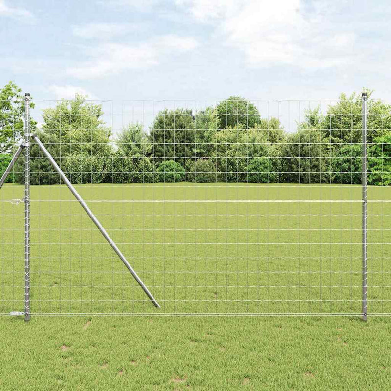 Vidaxl euro hek 1,5 x 10 m pvc-gecoat ijzer