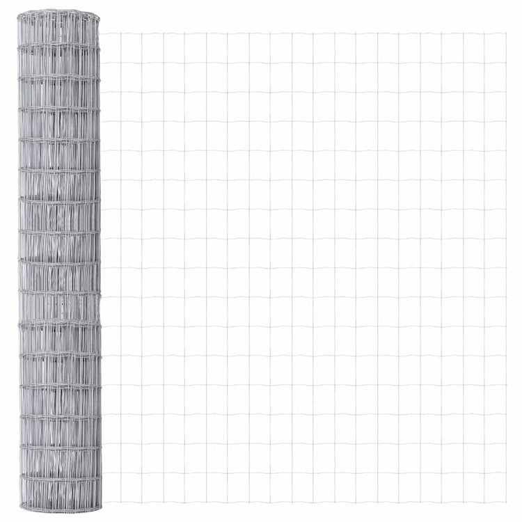 Vidaxl euro hek 1,5 x 10 m pvc-gecoat ijzer