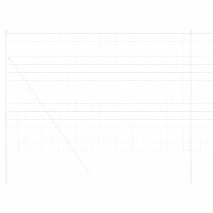 Vidaxl euro hek 1,6 x 10 m pvc-gecoat ijzer