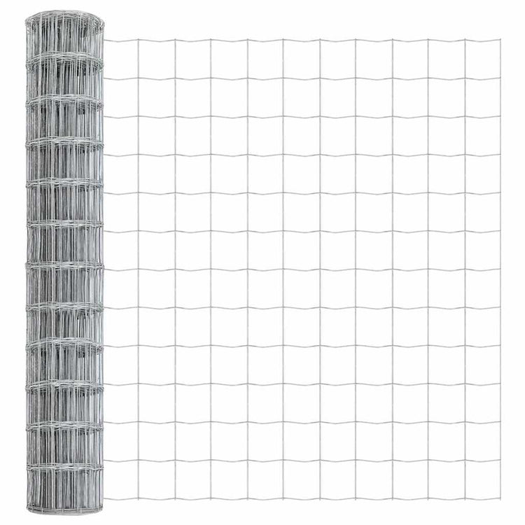 Vidaxl euro hek 1,4 x 10 m pvc-gecoat ijzer