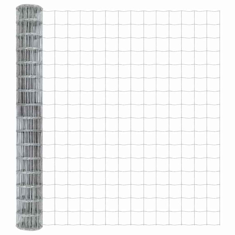 Vidaxl euro hek 1,6 x 10 m pvc-gecoat ijzer