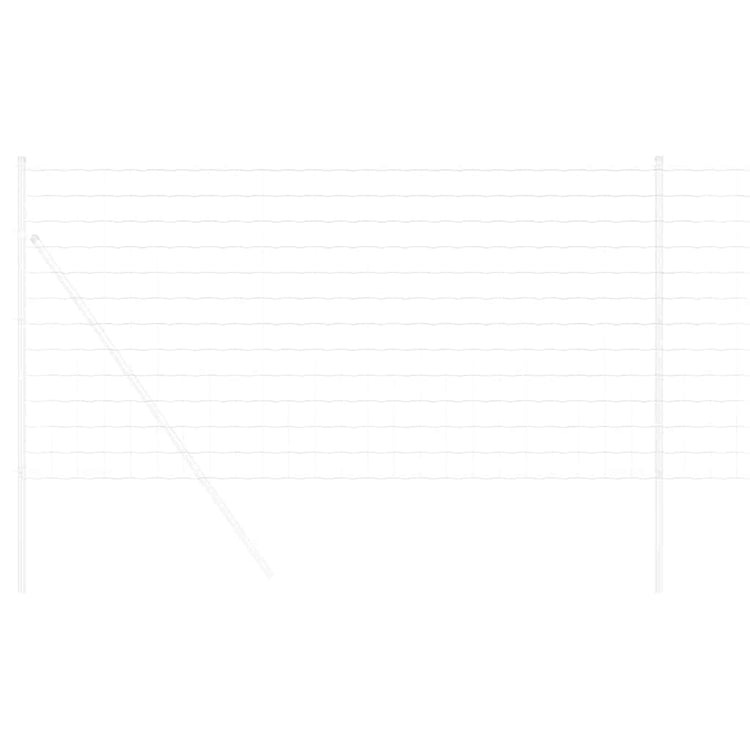Vidaxl euro hek 1,6 x 10 m pvc-gecoat ijzer
