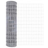 Vidaxl euro hek 1,2 x 25 m pvc-gecoat ijzer