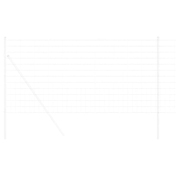 Vidaxl euro hek 1 x 25 m pvc-gecoat ijzer