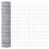 Vidaxl euro hek 1,2 x 25 m pvc-gecoat ijzer