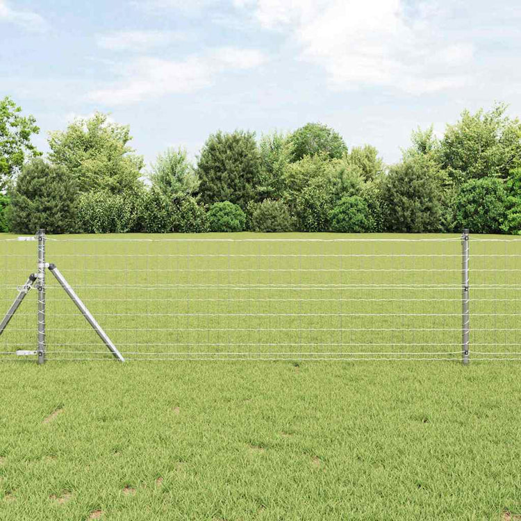 Vidaxl euro hek 0,4 x 50 m pvc-gecoat ijzer