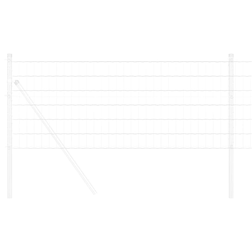 Vidaxl euro hek 0,6 x 50 m pvc-gecoat ijzer