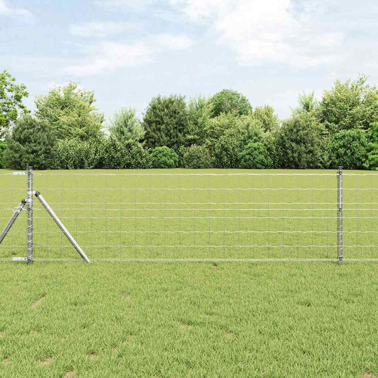 Vidaxl euro hek 0,4 x 50 m pvc-gecoat ijzer