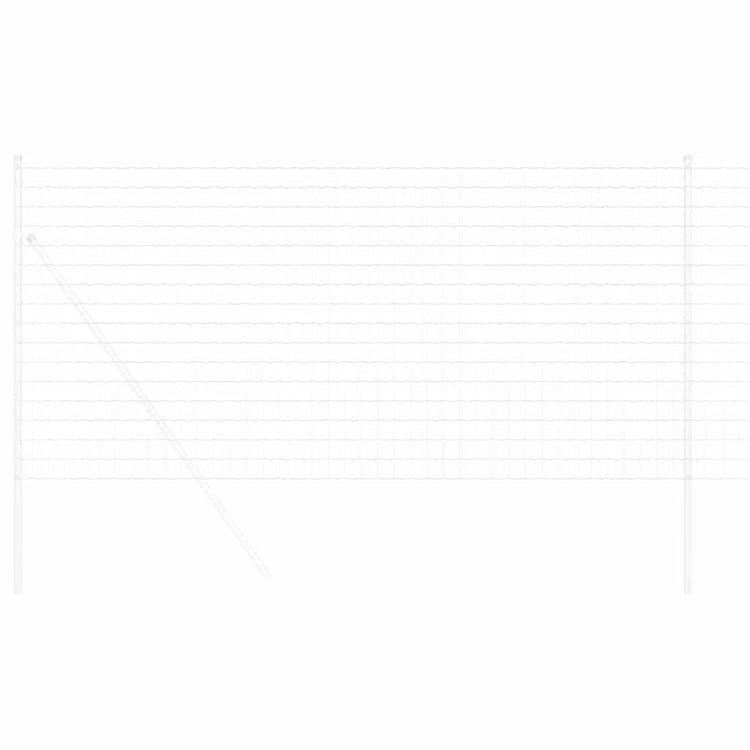 Vidaxl euro hek 1 x 10 m pvc-gecoat ijzer