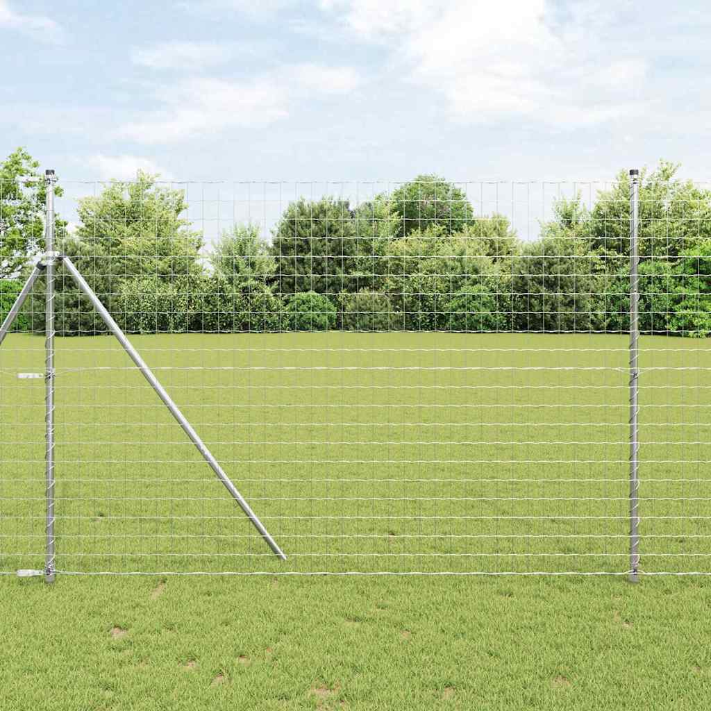 Vidaxl euro hek 1,5 x 10 m pvc-gecoat ijzer