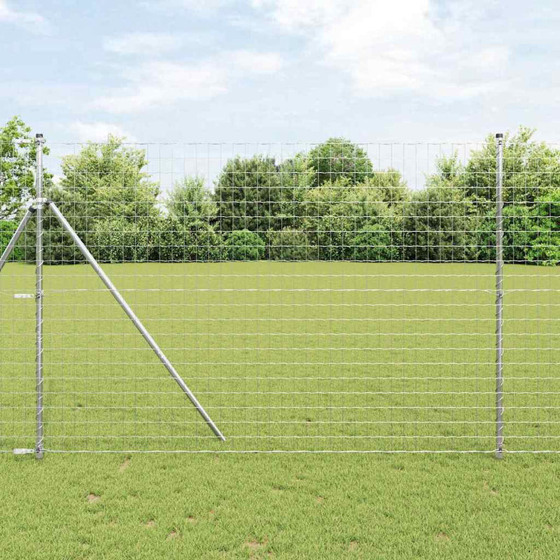 Vidaxl euro hek 1,5 x 10 m pvc-gecoat ijzer