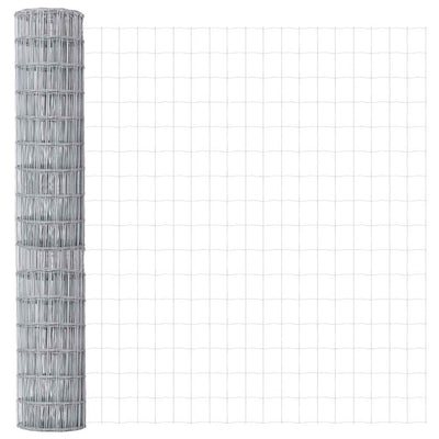 Vidaxl euro hek 1,5 x 10 m pvc-gecoat ijzer
